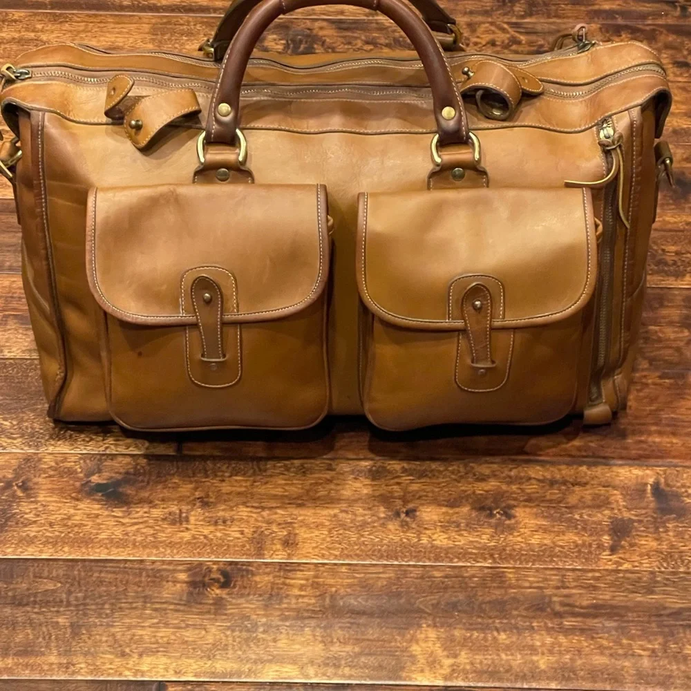 Vintage Marley Hodgson Ghurka Express No. 2 Leather Duffle Travel Bag USA